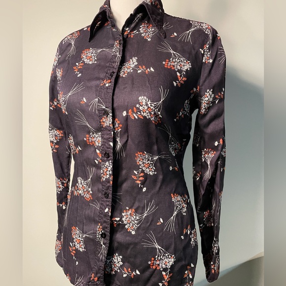 VINTAGE FLORAL BLOUSE - Picture 3 of 6